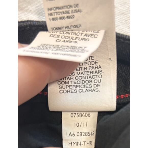 Tommy Hilfiger Women’s Size 4 Short Black Jeans Spirit Skinny 5-Pocket Western - Picture 7 of 9